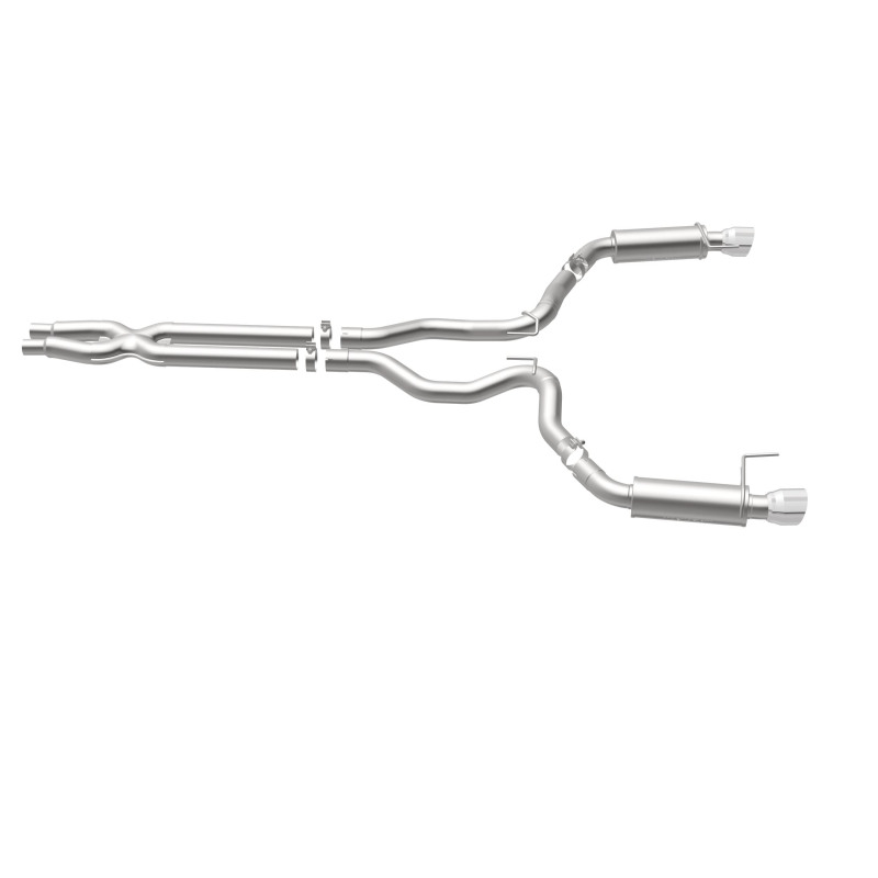 MagnaFlow Cat Back, SS, 3in, Competition, Dual Split Polished 4.5in Tips 2015 Ford Mustang GT V8 5.0 - Bild 17