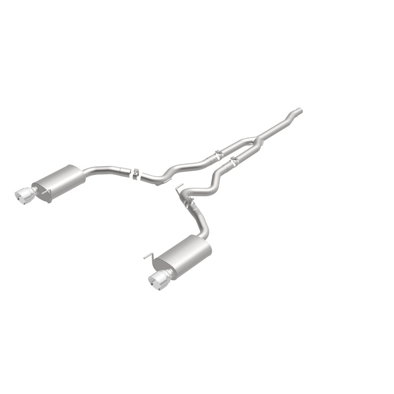 MagnaFlow Cat Back, SS, 2.5in, Street, Dual Split Polished 4.5in Tips 2015 Ford Mustang Ecoboost - Bild 14