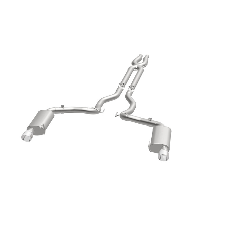 MagnaFlow Cat Back, SS, 3in, Street, Dual Split Polished 4.5in Tips 2015 Ford Mustang GT V8 5.0L - Bild 28