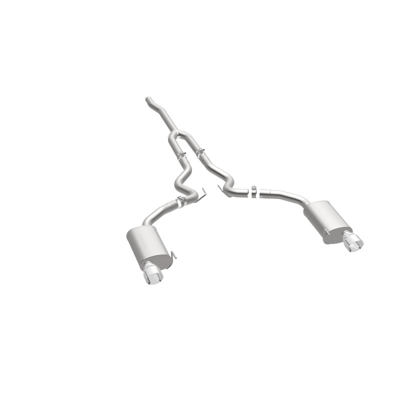MagnaFlow Cat Back, SS, 2.5in, Street, Dual Split Polished 4.5in Tips 2015 Ford Mustang Ecoboost - Bild 16