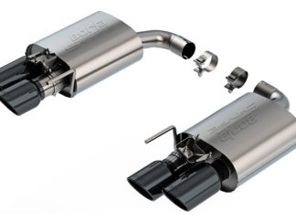 Borla 2024 Ford Mustang GT 5.0L V8 w/ Active Exhaust S-Type Axle-Back Exhaust System - Black Chrome