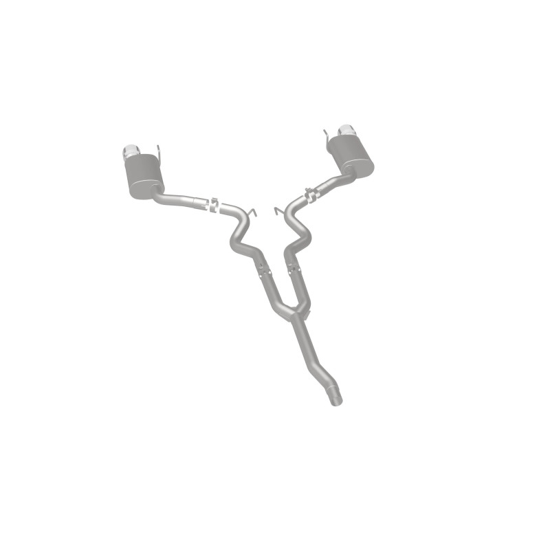 MagnaFlow Cat Back, SS, 2.5in, Street, Dual Split Polished 4.5in Tips 2015 Ford Mustang Ecoboost - Bild 17