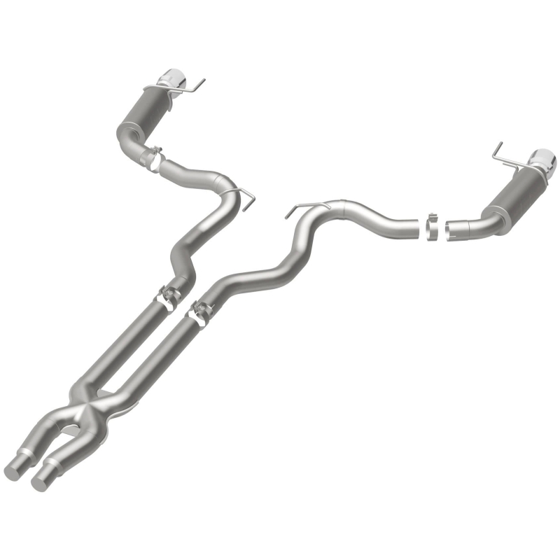 MagnaFlow Cat Back, SS, 3in, Competition, Dual Split Polished 4.5in Tips 2015 Ford Mustang GT V8 5.0 - Bild 20