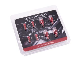 Diode Dynamics Mustang Interior Light Kit 15-17 Mustang Stage 2 - Red