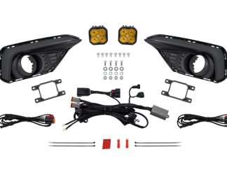Diode Dynamics 2028 Ford Mustang EcoBoost SS3 Add-On Fog Lamp Kit  Yellow Pro