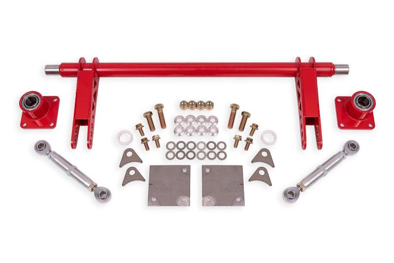 BMR 79-04 Ford Mustang 1.375in Rear Weld-on Anti-roll Bar Kit Hollow - Red - Bild 2