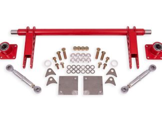 BMR 79-04 Ford Mustang 1.375in Rear Weld-on Anti-roll Bar Kit Hollow - Red