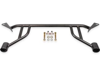 BMR 24-25 Ford Mustang S650 Chassis Brace Front Subframe 4-point - Black Hammertone